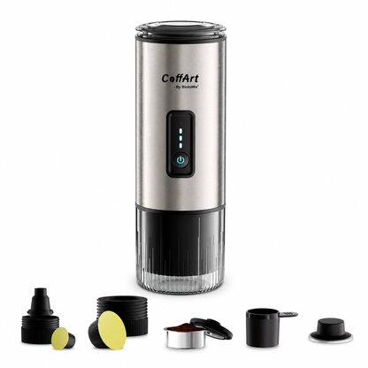 Cafetera Espresso Portátil 3 en 1 | Compatible con Cápsulas NES® y DG®